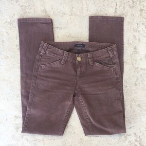 Express Straight Leg Moto style Low Rise Jean sz 0